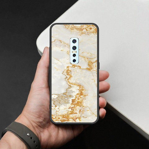 Vivo V17 Pro Cover - Mystic Marble Series - HQ Ultra Shine Premium Infinity Glass Soft Silicon Borders Case