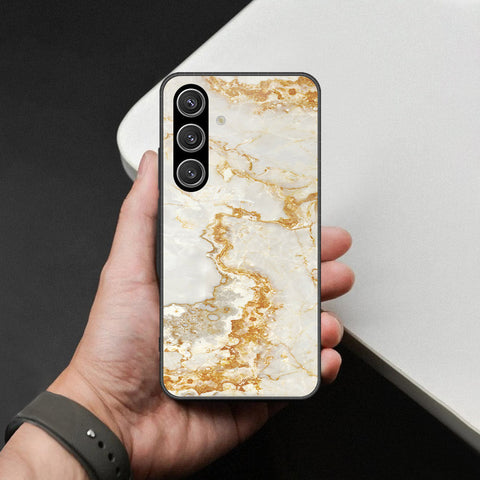 Samsung Galaxy S24 Plus Cover - Mystic Marble Series - HQ Ultra Shine Premium Infinity Glass Soft Silicon Borders Case