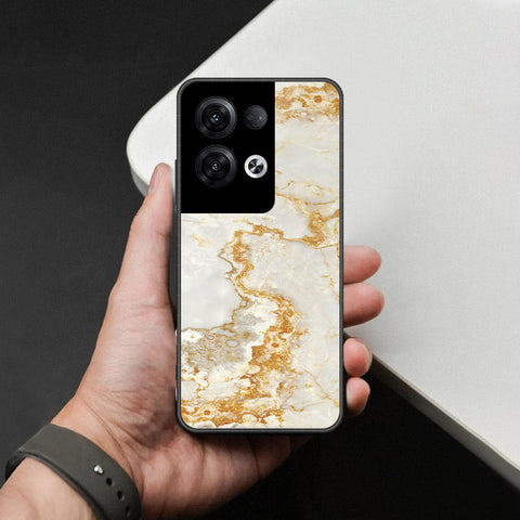 Oppo Reno 8 Pro Plus Cover - Mystic Marble Series - HQ Ultra Shine Premium Infinity Glass Soft Silicon Borders Case