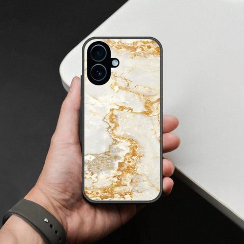 iPhone 18 - Mystic Marble Series - HQ Ultra Shine Premium Infinity Glass Soft Silicon Borders Case