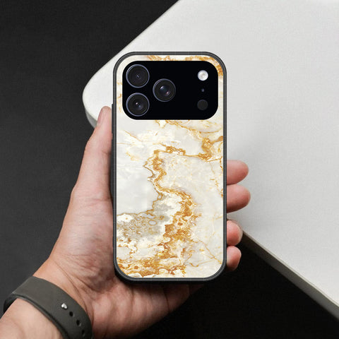 iPhone 17 Pro - Mystic Marble Series - HQ Ultra Shine Premium Infinity Glass Soft Silicon Borders Case