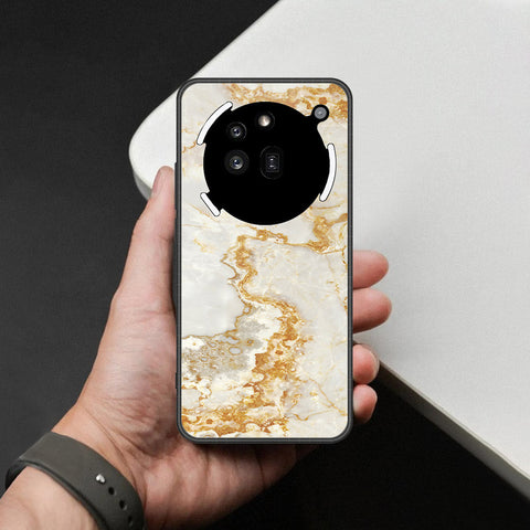 Nothing Phone 3a Pro Cover - Mystic Marble Series - HQ Ultra Shine Premium Infinity Glass Soft Silicon Borders Case