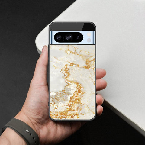 Google Pixel 8 Pro Cover - Mystic Marble Series - HQ Ultra Shine Premium Infinity Glass Soft Silicon Borders Case