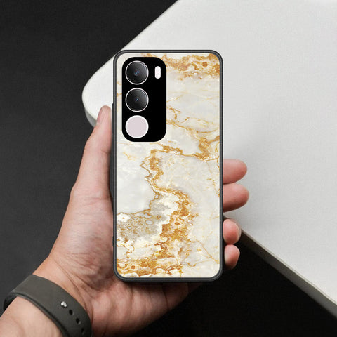 Vivo Y19 5G Cover - Mystic Marble Series - HQ Ultra Shine Premium Infinity Glass Soft Silicon Borders Case