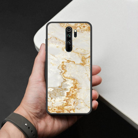 Xiaomi Redmi Note 8 Pro Cover - Mystic Marble Series - HQ Ultra Shine Premium Infinity Glass Soft Silicon Borders Case