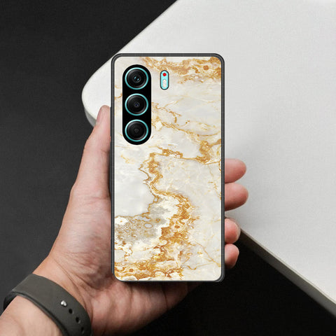 Tecno Camon 40 Pro 5G Cover - Mystic Marble Series - HQ Ultra Shine Premium Infinity Glass Soft Silicon Borders Case