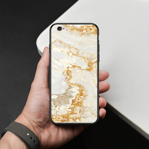 iPhone 6s Plus / 6 Plus Cover - Mystic Marble Series - HQ Ultra Shine Premium Infinity Glass Soft Silicon Borders Case
