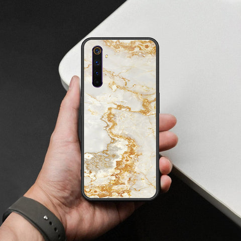 Realme 6 Pro Cover - Mystic Marble Series - HQ Ultra Shine Premium Infinity Glass Soft Silicon Borders Case