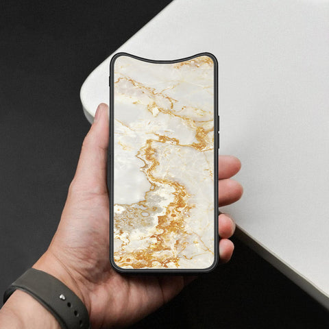 Oppo Find X Cover - Mystic Marble Series - HQ Ultra Shine Premium Infinity Glass Soft Silicon Borders Case