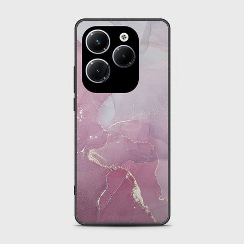 Infinix Hot 40 Pro Cover- Mystic Marble Series - HQ Ultra Shine Premium Infinity Glass Soft Silicon Borders Case