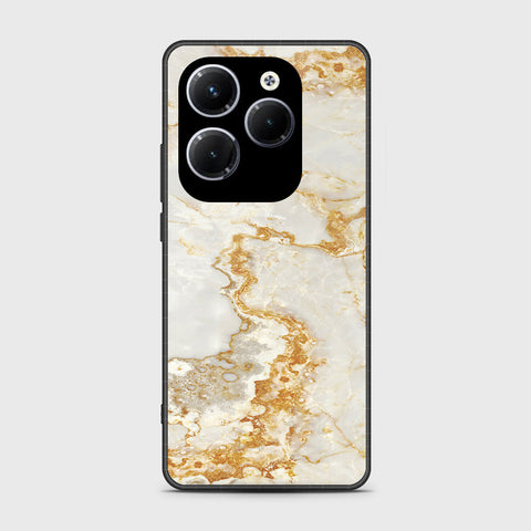 Infinix Hot 40 Pro Cover- Mystic Marble Series - HQ Ultra Shine Premium Infinity Glass Soft Silicon Borders Case