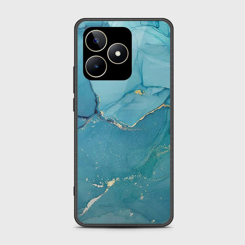 Realme C51 Cover- Mystic Marble Series - HQ Ultra Shine Premium Infinity Glass Soft Silicon Borders Case