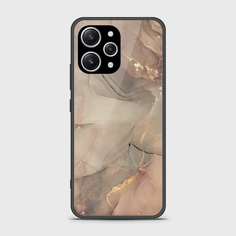 Xiaomi Redmi 12 4G Cover- Mystic Marble Series - HQ Ultra Shine Premium Infinity Glass Soft Silicon Borders Case (Fast Delivery)