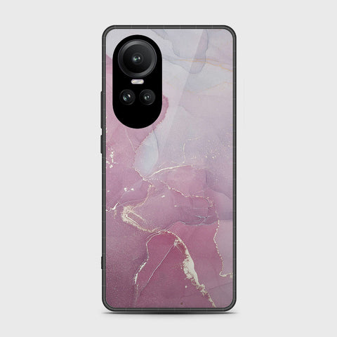 Oppo Reno 10 Pro Cover- Mystic Marble Series - HQ Ultra Shine Premium Infinity Glass Soft Silicon Borders Case