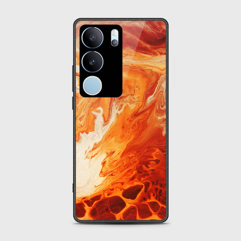 Vivo V29 Cover- Mystic Marble Series - HQ Ultra Shine Premium Infinity Glass Soft Silicon Borders Case (Fast Delivery)