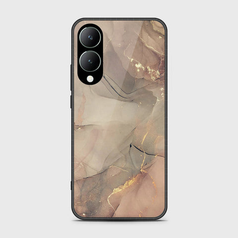 Vivo Y17s Cover- Mystic Marble Series - HQ Ultra Shine Premium Infinity Glass Soft Silicon Borders Case (Fast Delivery)