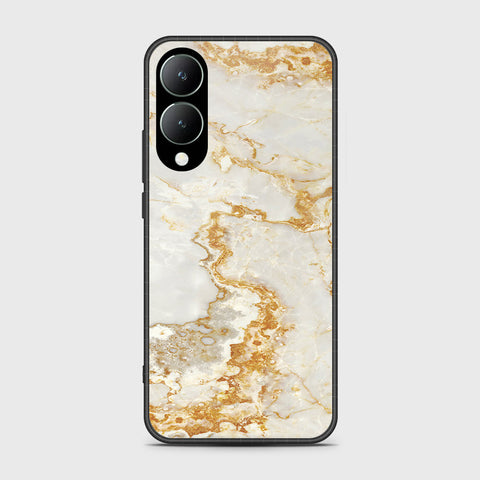 Vivo Y17s Cover- Mystic Marble Series - HQ Ultra Shine Premium Infinity Glass Soft Silicon Borders Case (Fast Delivery)