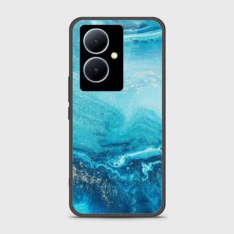 Vivo Y78 Cover - Mystic Marble Series - HQ Ultra Shine Premium Infinity Glass Soft Silicon Borders Case