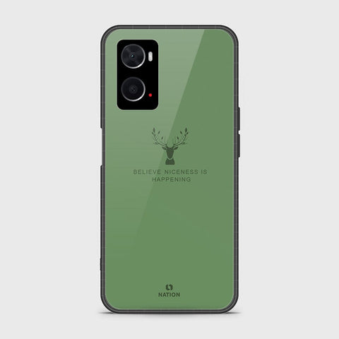 Oppo A96 4G Cover- Nice Series - HQ Ultra Shine Premium Infinity Glass Soft Silicon Borders Case