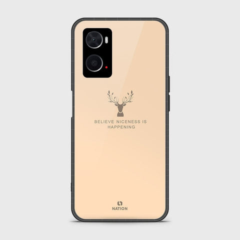 Oppo A96 4G Cover- Nice Series - HQ Ultra Shine Premium Infinity Glass Soft Silicon Borders Case