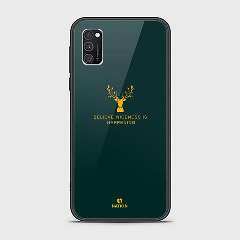 Samsung Galaxy A03s Cover - Nice Series - ( D32 ) HQ Ultra Shine Premium Infinity Glass Soft Silicon Borders Case (Fast delivery )