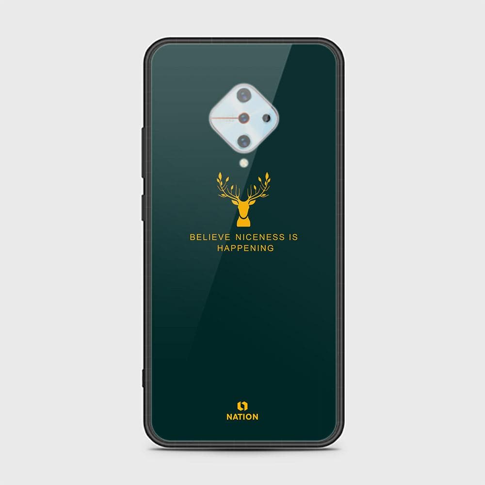 Vivo Y51 (2020 September) Cover - Nice Series - HQ Ultra Shine Premium Infinity Glass Soft Silicon Borders Case (Fast Delivery)