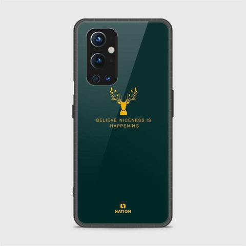 OnePlus 9 Pro Cover - Nice Series - D35 -HQ Ultra Shine Premium Infinity Glass Soft Silicon Borders Case ( Fast Delivery )