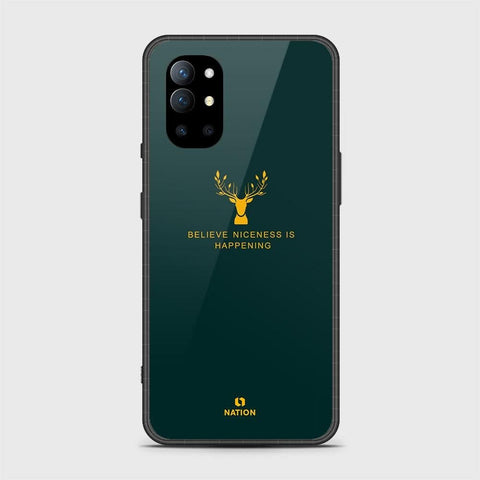 OnePlus 9R Cover - Nice Series - D5 - HQ Ultra Shine Premium Infinity Glass Soft Silicon Borders Case ( Fast Delivery )