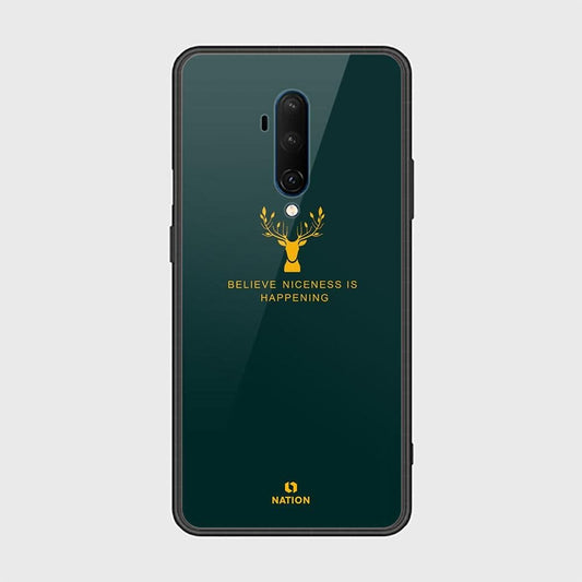 OnePlus 7T Pro Cover - Nice Series - D21 - HQ Ultra Shine Premium Infinity Glass Soft Silicon Borders Case ( Fast Delivery )