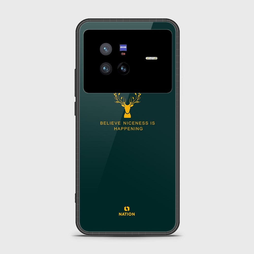 Vivo X80 Cover- Nice Series _ D37 - HQ Ultra Shine Premium Infinity Glass Soft Silicon Borders Case( Fast Delivery)