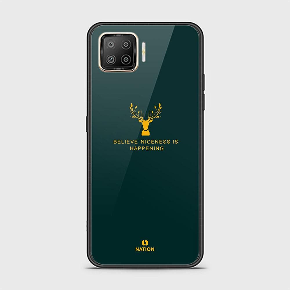 Oppo A93 Cover - Nice Series - D10 - HQ Ultra Shine Premium Infinity Glass Soft Silicon Borders Case ( Fast Delivery )