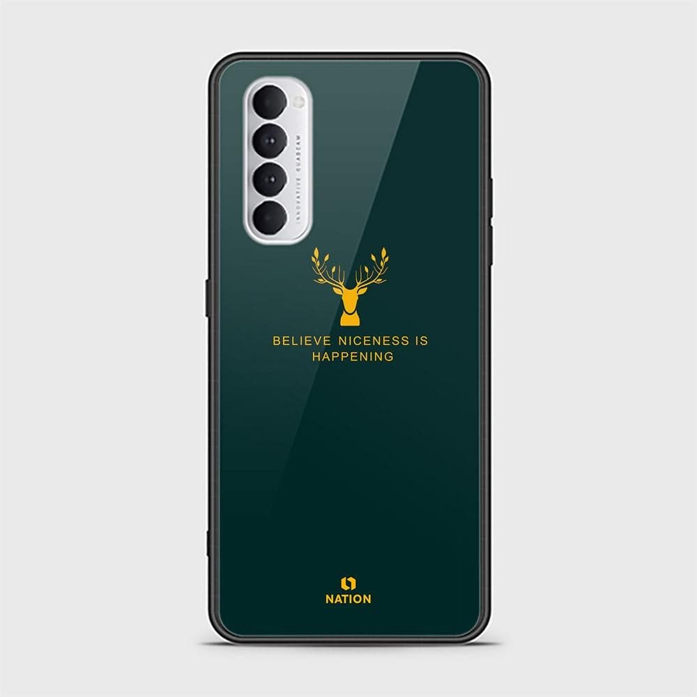 Oppo Reno 4 Pro Cover - Design 27  - Nice Series - HQ Ultra Shine Premium Infinity Glass Soft Silicon Borders Case (Fast Delivery)