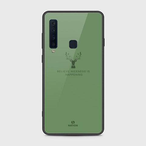 Samsung Galaxy A9 2018 Cover - Nice Series - D15 - HQ Ultra Shine Premium Infinity Glass Soft Silicon Borders Case ( Fast Delivery )