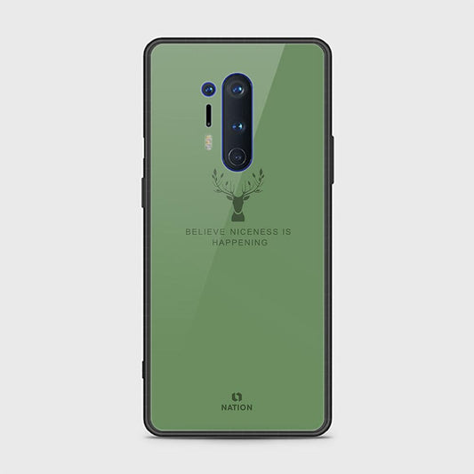 OnePlus 8 Pro Cover - Nice Series - D10 - HQ Ultra Shine Premium Infinity Glass Soft Silicon Borders Case ( Fast Delivery )