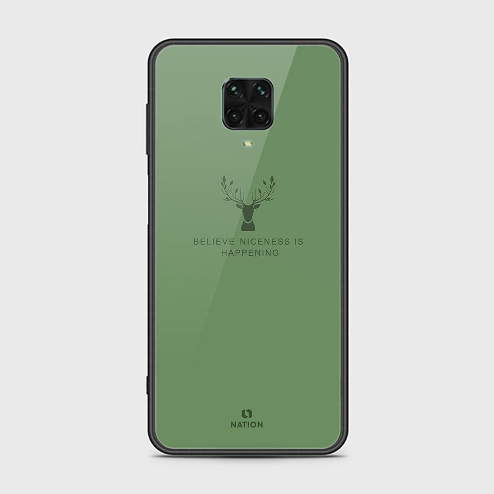 Xiaomi Redmi Note 9S Cover - Nice Series - D31 - HQ Ultra Shine Premium Infinity Glass Soft Silicon Borders Case ( Fast Delivery )