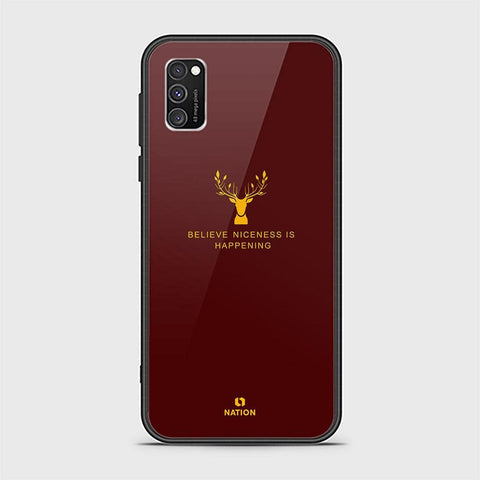 Samsung Galaxy A03s Cover - Nice Series - ( D32 ) HQ Ultra Shine Premium Infinity Glass Soft Silicon Borders Case (Fast delivery )