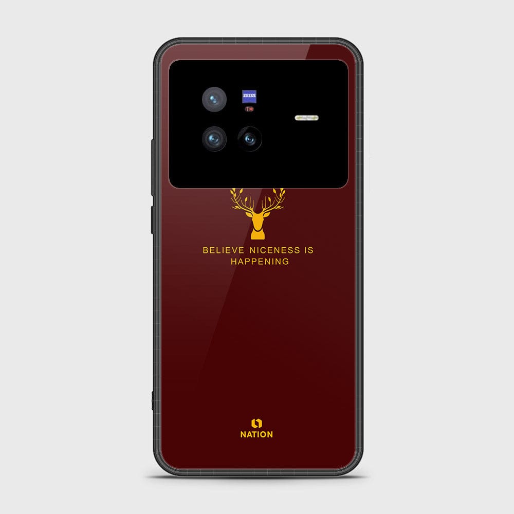 Vivo X80 Cover- Nice Series - D38 - HQ Ultra Shine Premium Infinity Glass Soft Silicon Borders Case ( Fast Delivery)