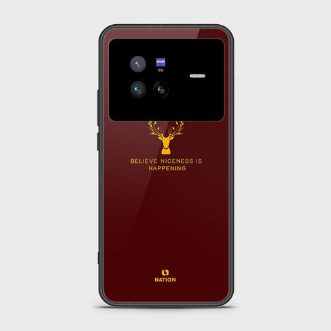 Vivo X80 Cover- Nice Series - D38 - HQ Ultra Shine Premium Infinity Glass Soft Silicon Borders Case ( Fast Delivery)