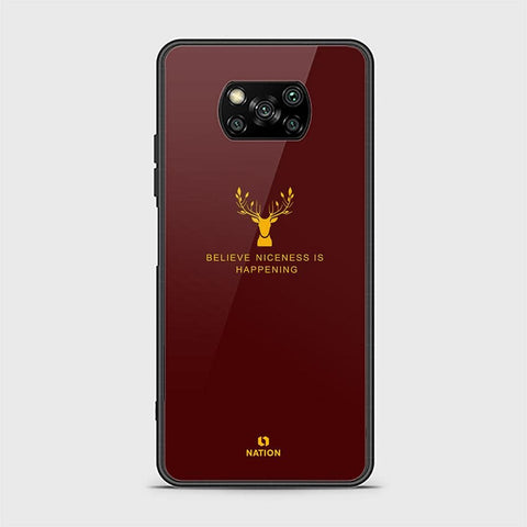 Xiaomi Poco X3 Pro Cover - Nice Series - D50 - HQ Ultra Shine Premium Infinity Glass Soft Silicon Borders Case ( Fast Delivery )