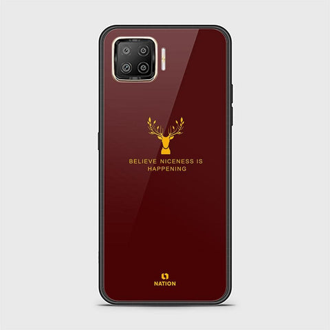 Oppo A93 Cover - Nice Series - D11 - HQ Ultra Shine Premium Infinity Glass Soft Silicon Borders Case ( Fast Delivery )