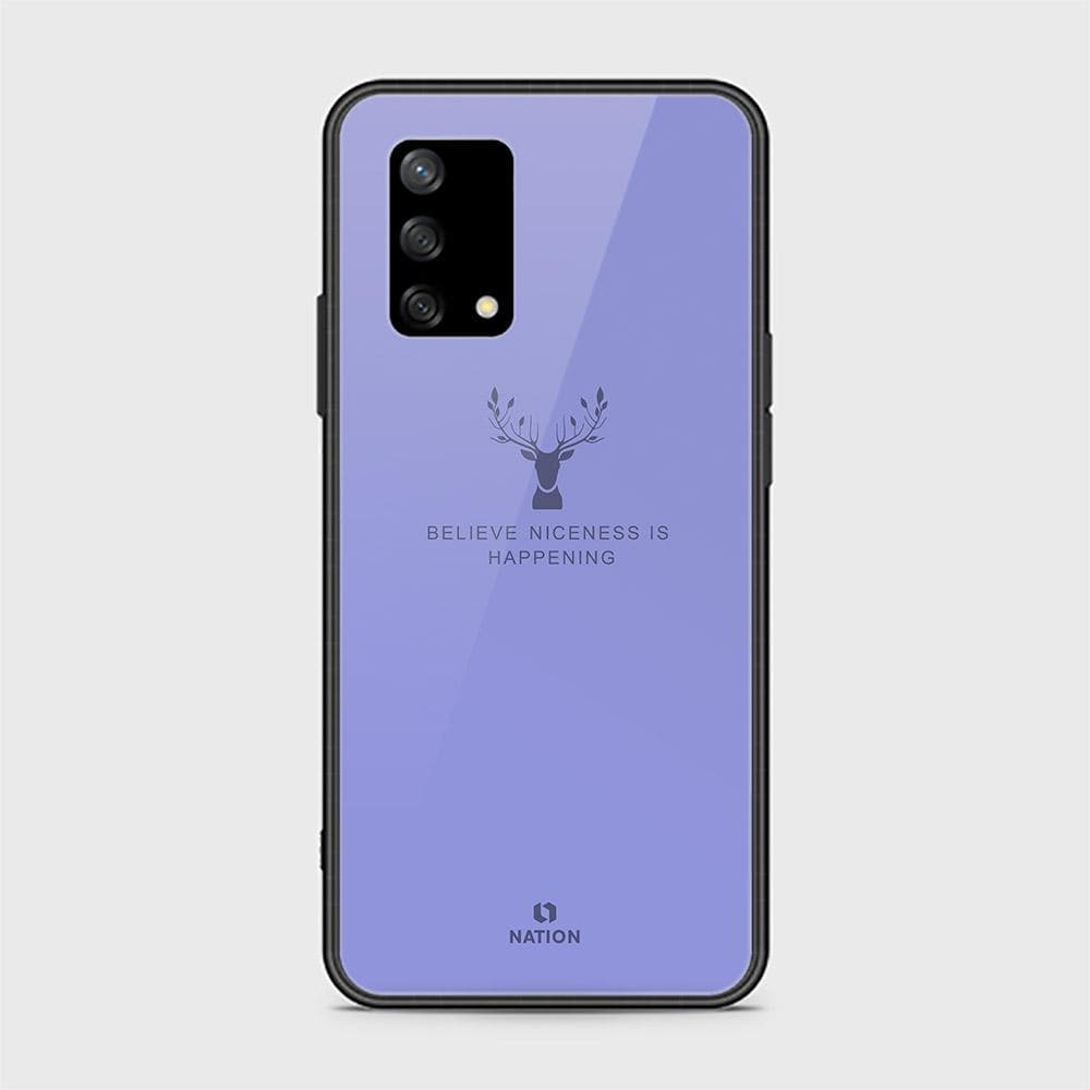 Oppo Reno 6 Lite Cover - Nice Series - D32 - HQ Ultra Shine Premium Infinity Glass Soft Silicon Borders Case ( Fast Delivery )