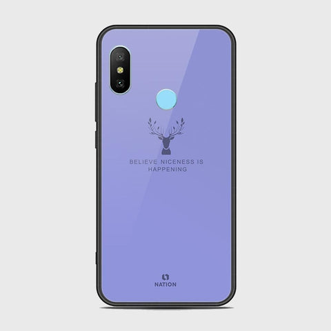 Xiaomi Redmi Note 6 Cover - Nice Series - HQ Ultra Shine Premium Infinity Glass Soft Silicon Borders Case