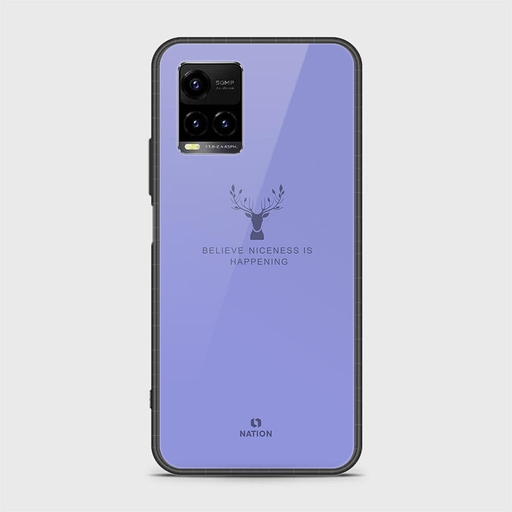 Vivo Y33t Cover - Nice Series - D16 - HQ Ultra Shine Premium Infinity Glass Soft Silicon Borders Case g31 ( Fast Delivery )