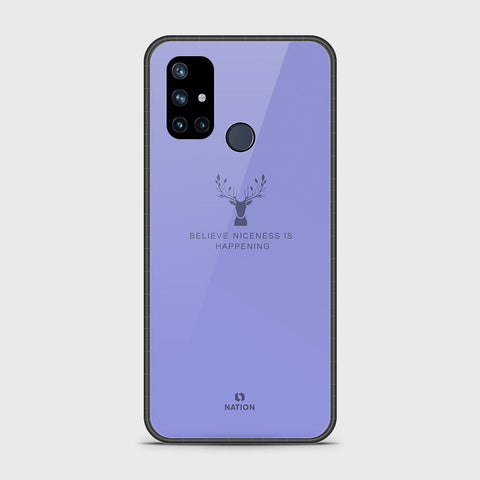 OnePlus Nord N10 5G Cover- Design 20 - HQ Ultra Shine Premium Infinity Glass Soft Silicon Borders Case ( Fast Delivery )