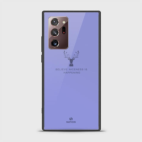 Samsung Galaxy Note 20 Ultra Cover - Nice Series - D32 - HQ Ultra Shine Premium Infinity Glass Soft Silicon Borders Case ( Fast Delivery )