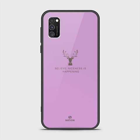 Samsung Galaxy A03s Cover - Nice Series - ( D32 ) HQ Ultra Shine Premium Infinity Glass Soft Silicon Borders Case (Fast delivery )