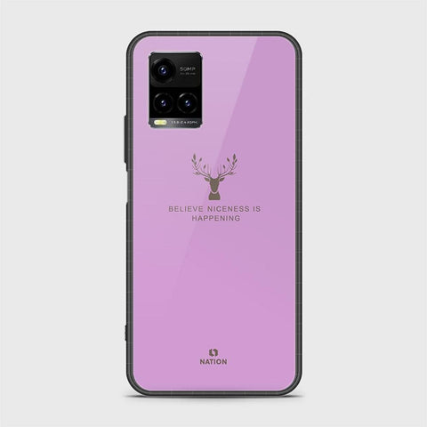 Vivo Y21G Cover - Nice Series - D30 - HQ Ultra Shine Premium Infinity Glass Soft Silicon Borders Case g31 ( Fast Delivery )