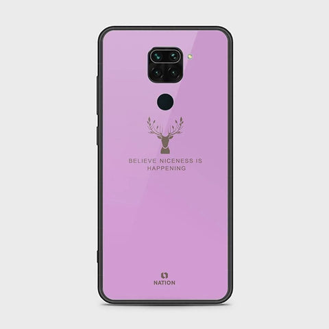 Xiaomi Redmi Note 9 Cover - Nice Series - HQ Ultra Shine Premium Infinity Glass Soft Silicon Borders Case