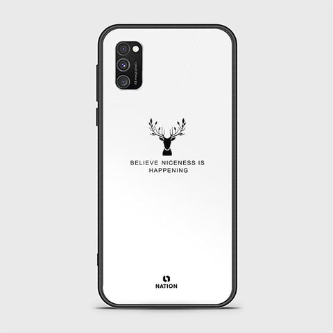 Samsung Galaxy A03s Cover - Nice Series - ( D32 ) HQ Ultra Shine Premium Infinity Glass Soft Silicon Borders Case (Fast delivery )