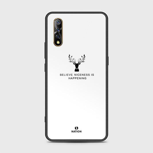 Vivo S1 Cover - Nice Series - D23 - HQ Ultra Shine Premium Infinity Glass Soft Silicon Borders Case ( Fast Delivery )